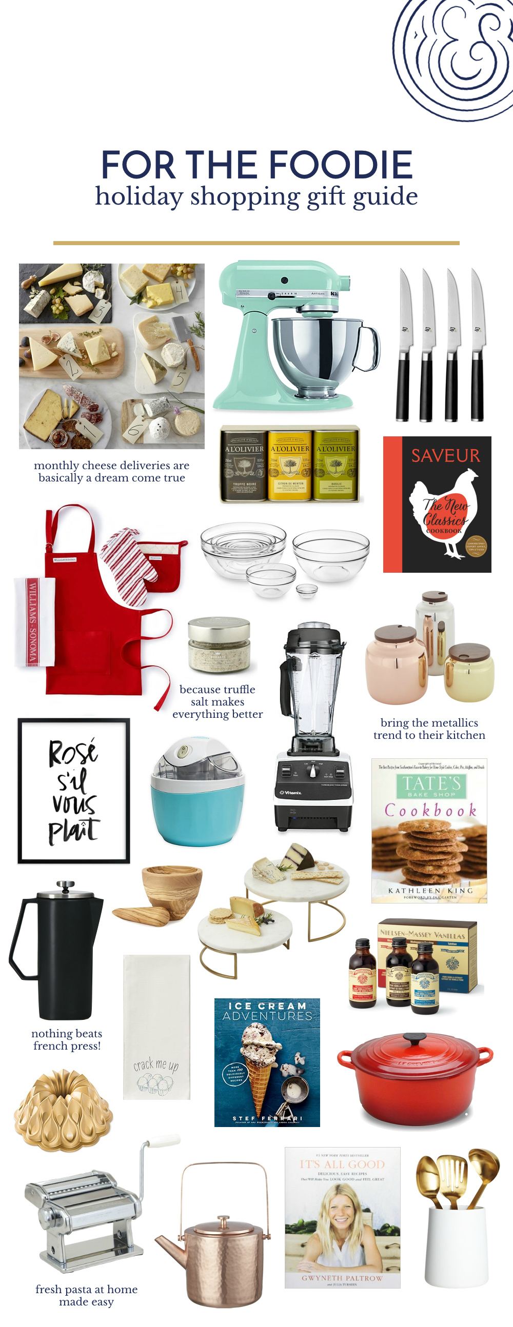 The Best Holiday Gift Ideas for the Foodie.
