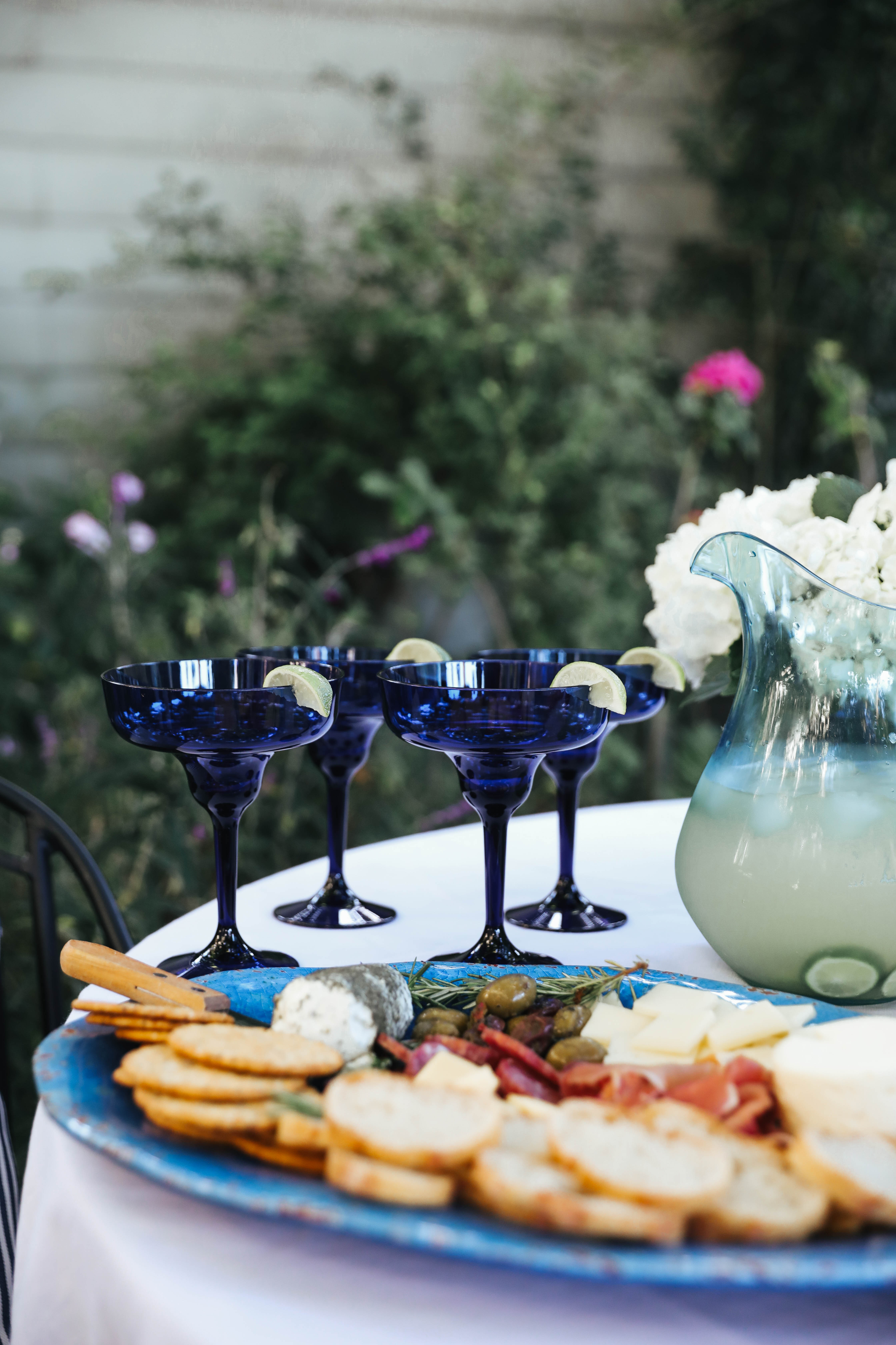 Summertime Blues Backyard Party with Pier 1.