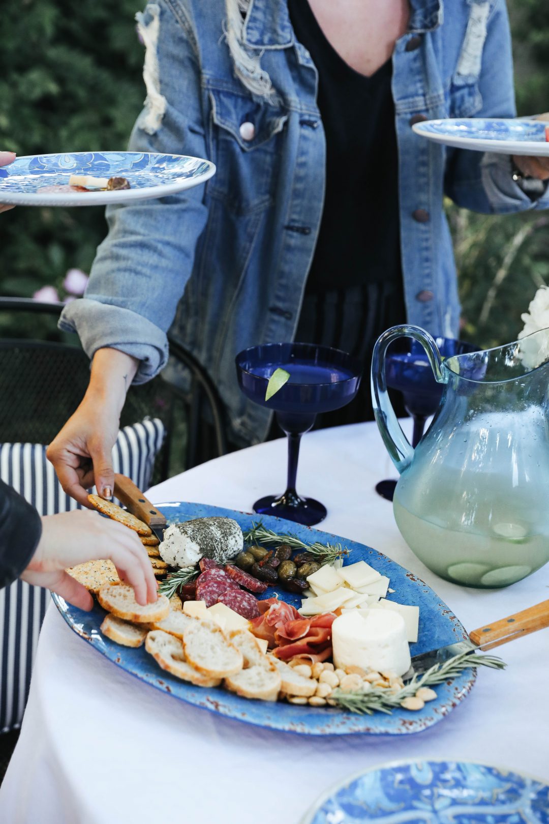 Summertime Blues Backyard Party with Pier 1.